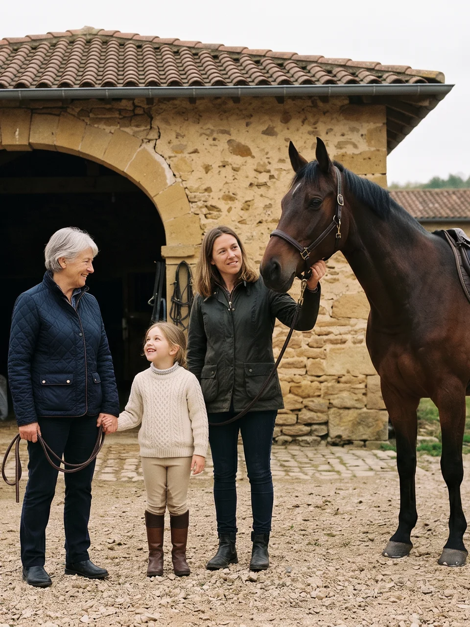 L'équipe, Écurie du Grand Buclat, centre équestre à Le Plantay